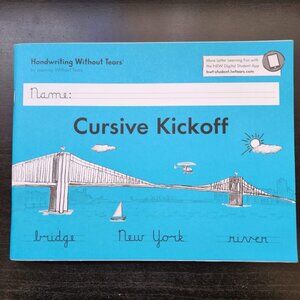 NEW Handwriting Without Tears Cursive Kickoff Student Workbook Writing English B